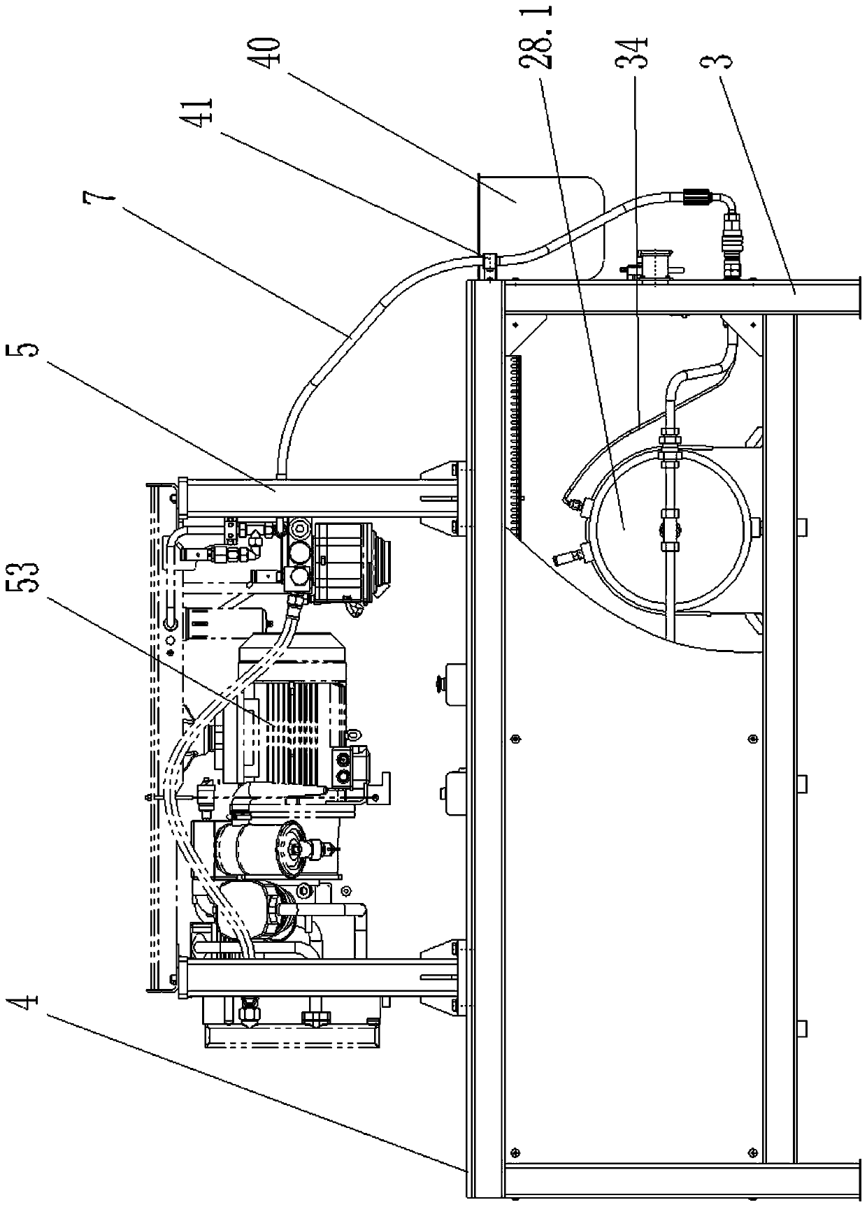 High-stability and high-precision air compressor testing system