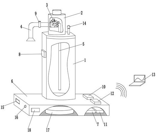 Automatic hand disinfectant spraying device