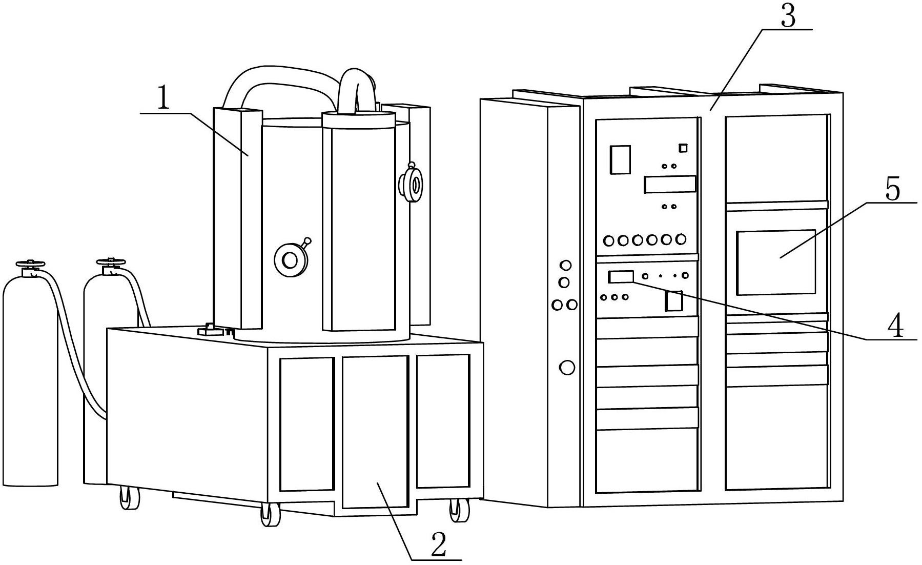 Non-balanced closed field magnetron sputtering ion plating equipment