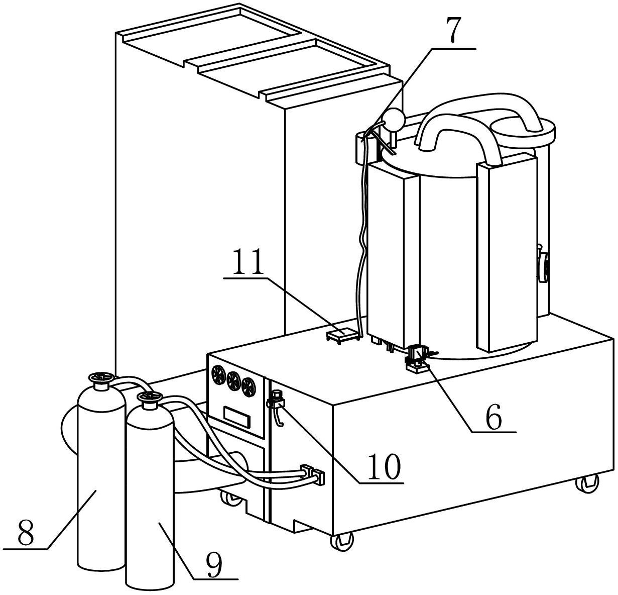 Non-balanced closed field magnetron sputtering ion plating equipment