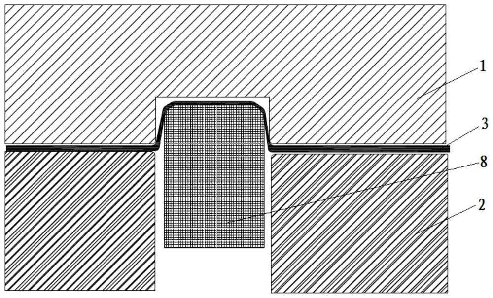 Aluminum-plastic film punching structure and method for a soft-pack lithium-ion battery