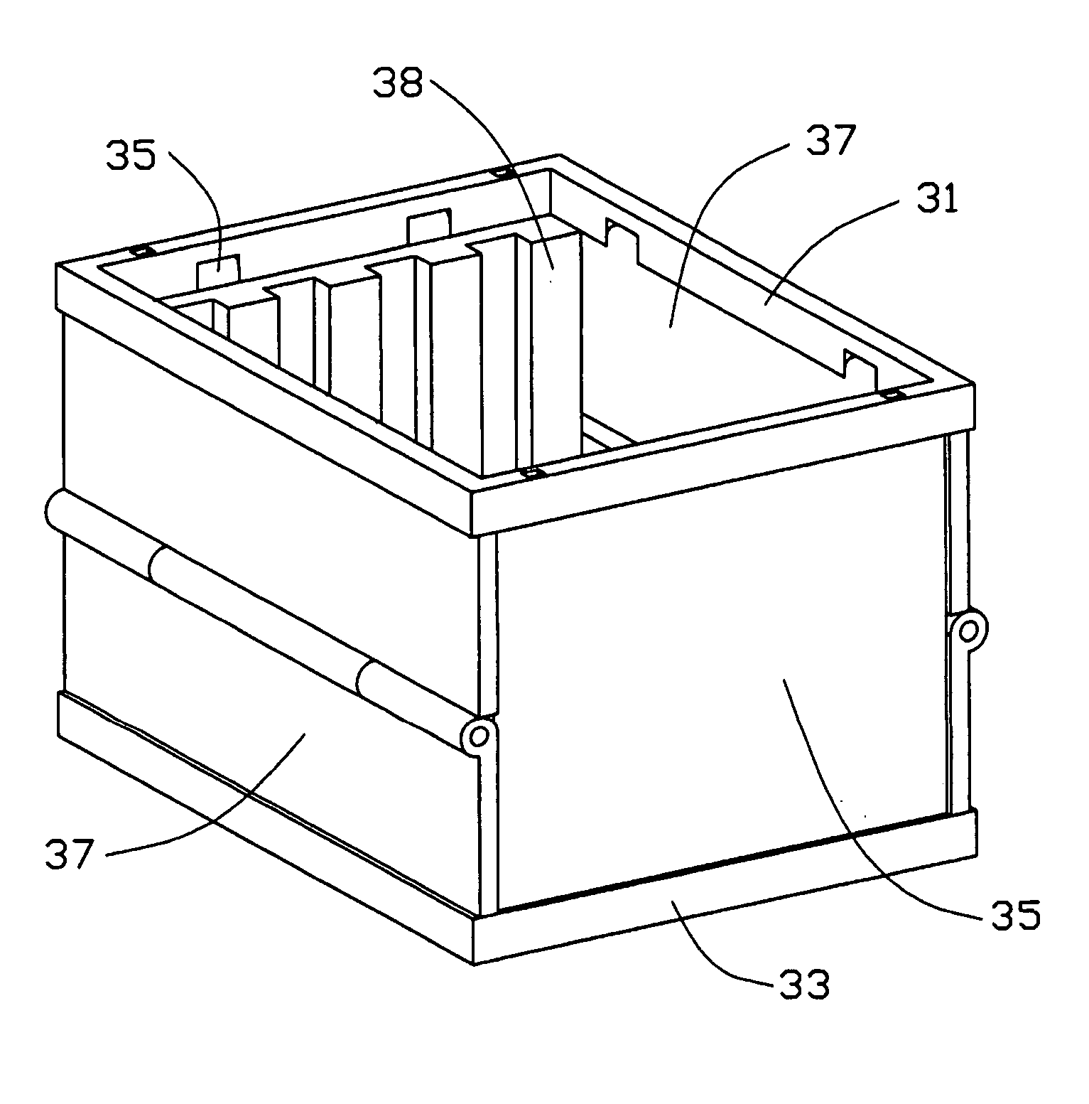 Folding container