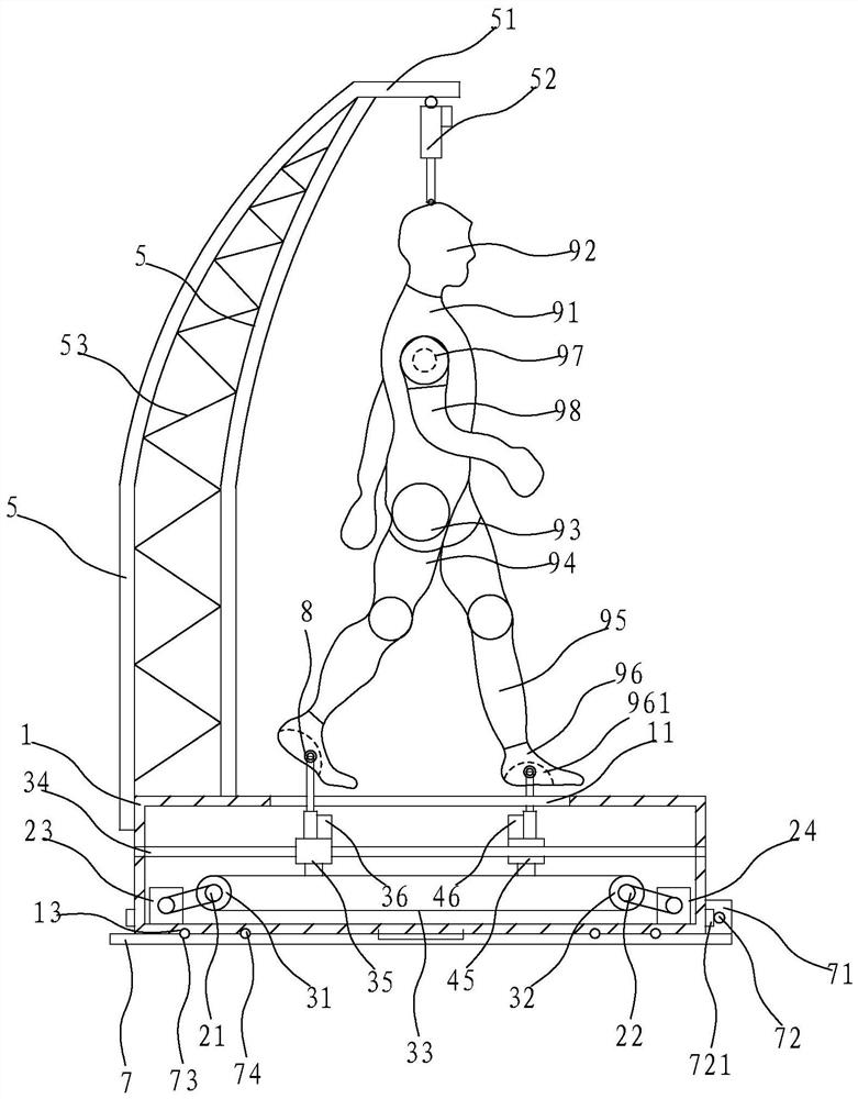 A walking simulation method for clothing models