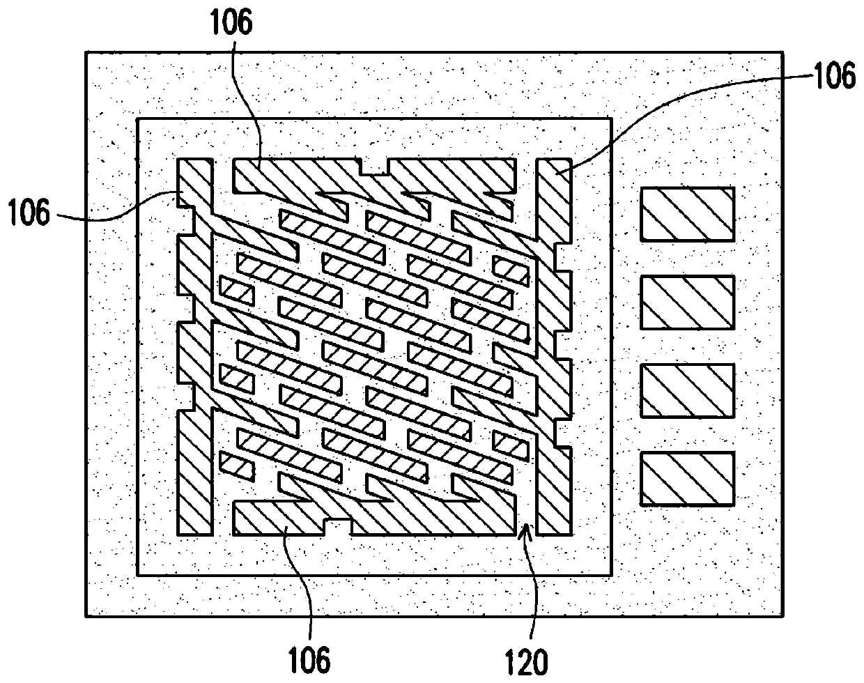 Active region structure and method of forming same