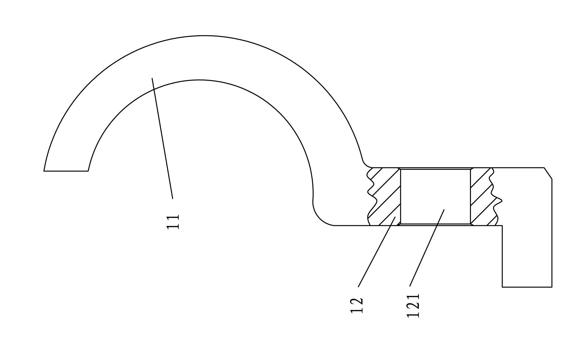 Fastening device for quickly assembled concrete formwork