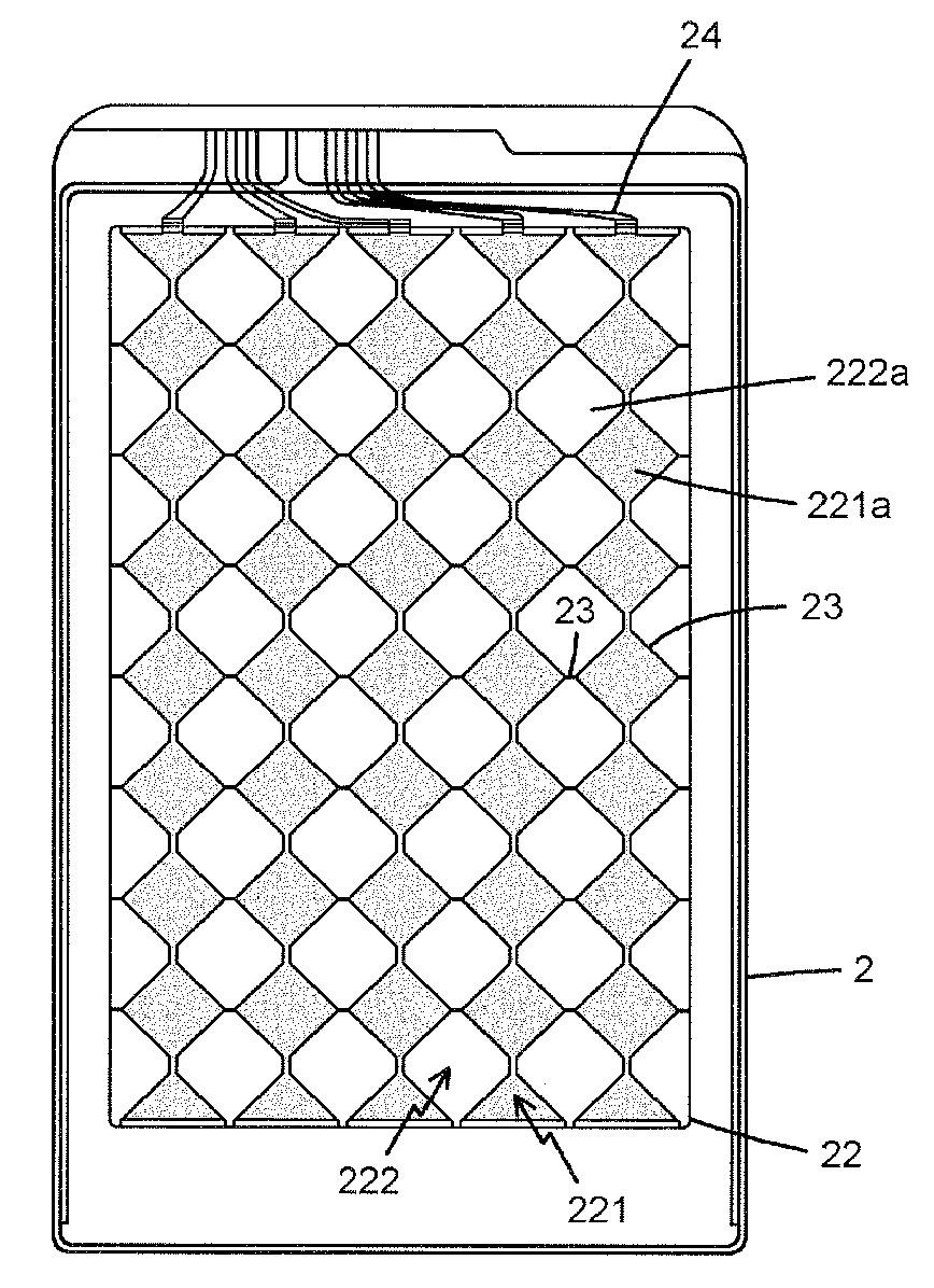 Capacitive touch pad