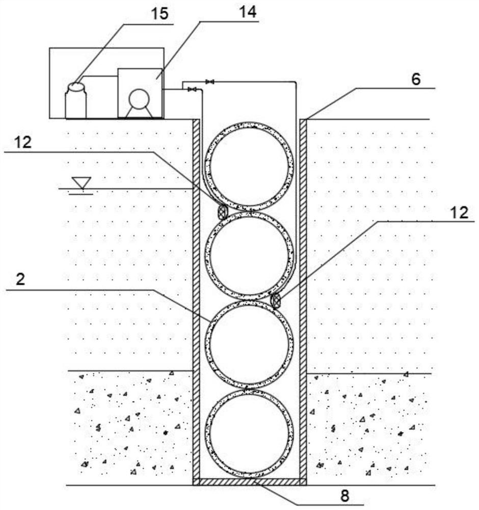 A flexible water-stop curtain that can quickly block the spread of site-contaminated groundwater