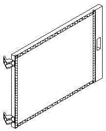 Steam cabinet provided with sliding door