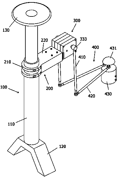 Automobile gear shifting mechanical hand based on space parallel connection four-connecting-rod mechanism and control method of automobile gear shifting mechanical hand