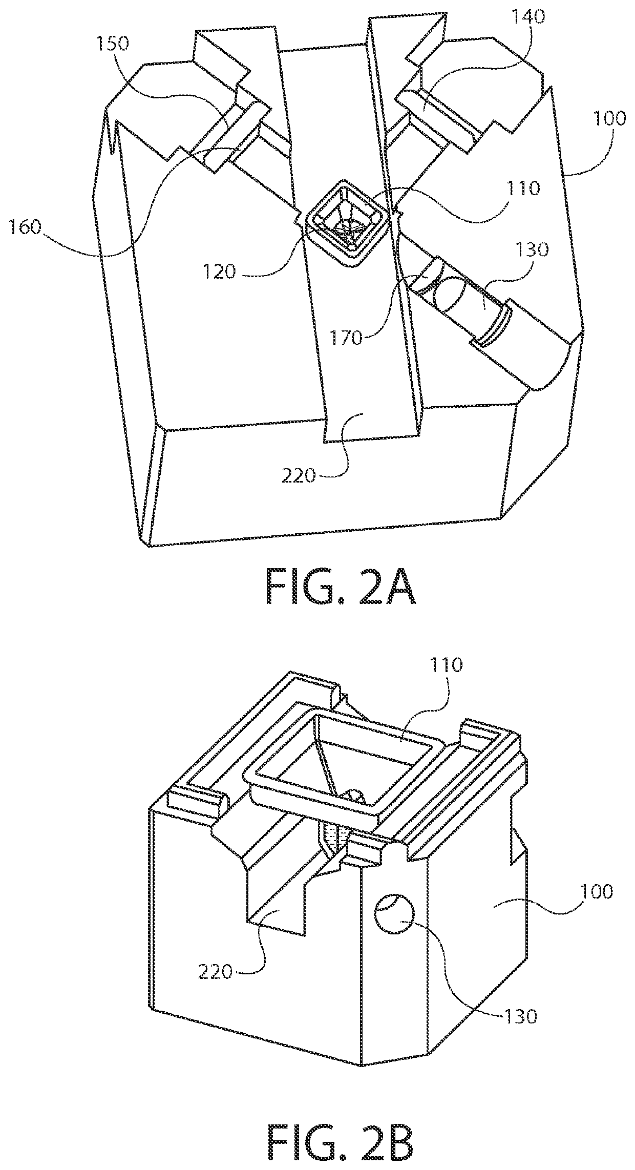 Apparatus for optical inspection of small volumes of liquid sample and cuvettes therefor