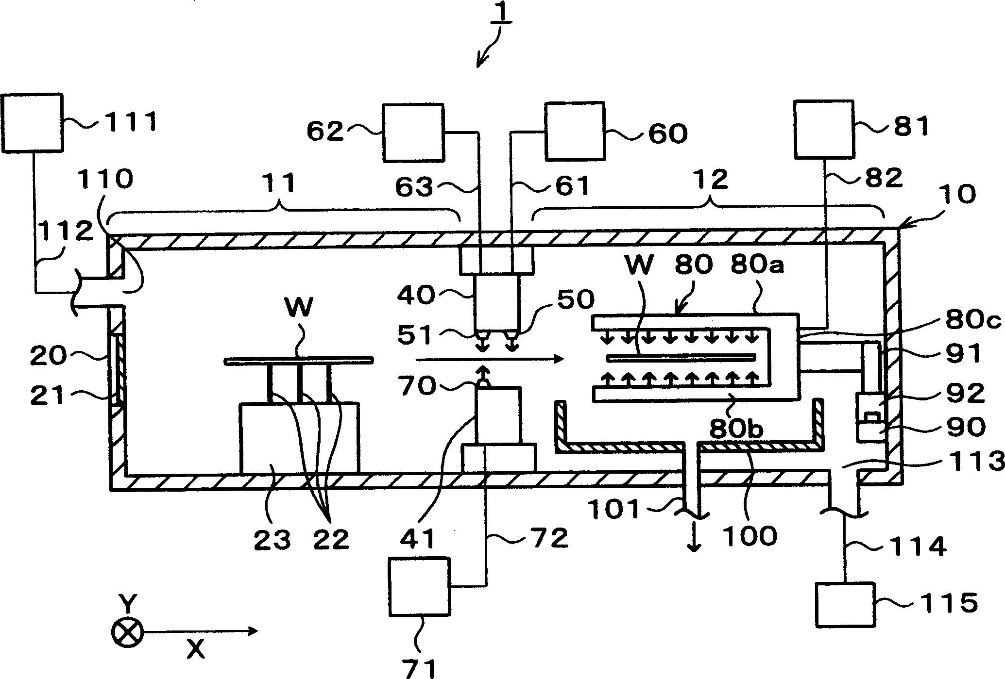 Developing treatment apparatus and developing treatment method