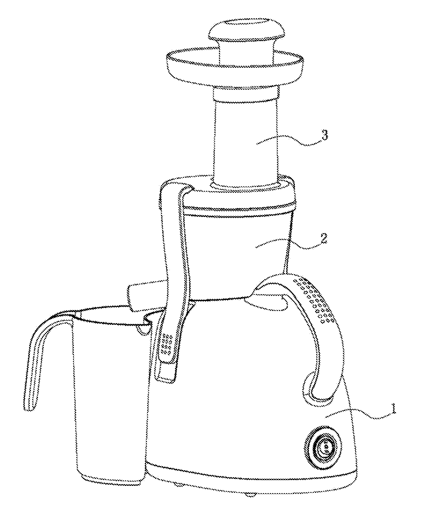 Squeeze-type juice extractor