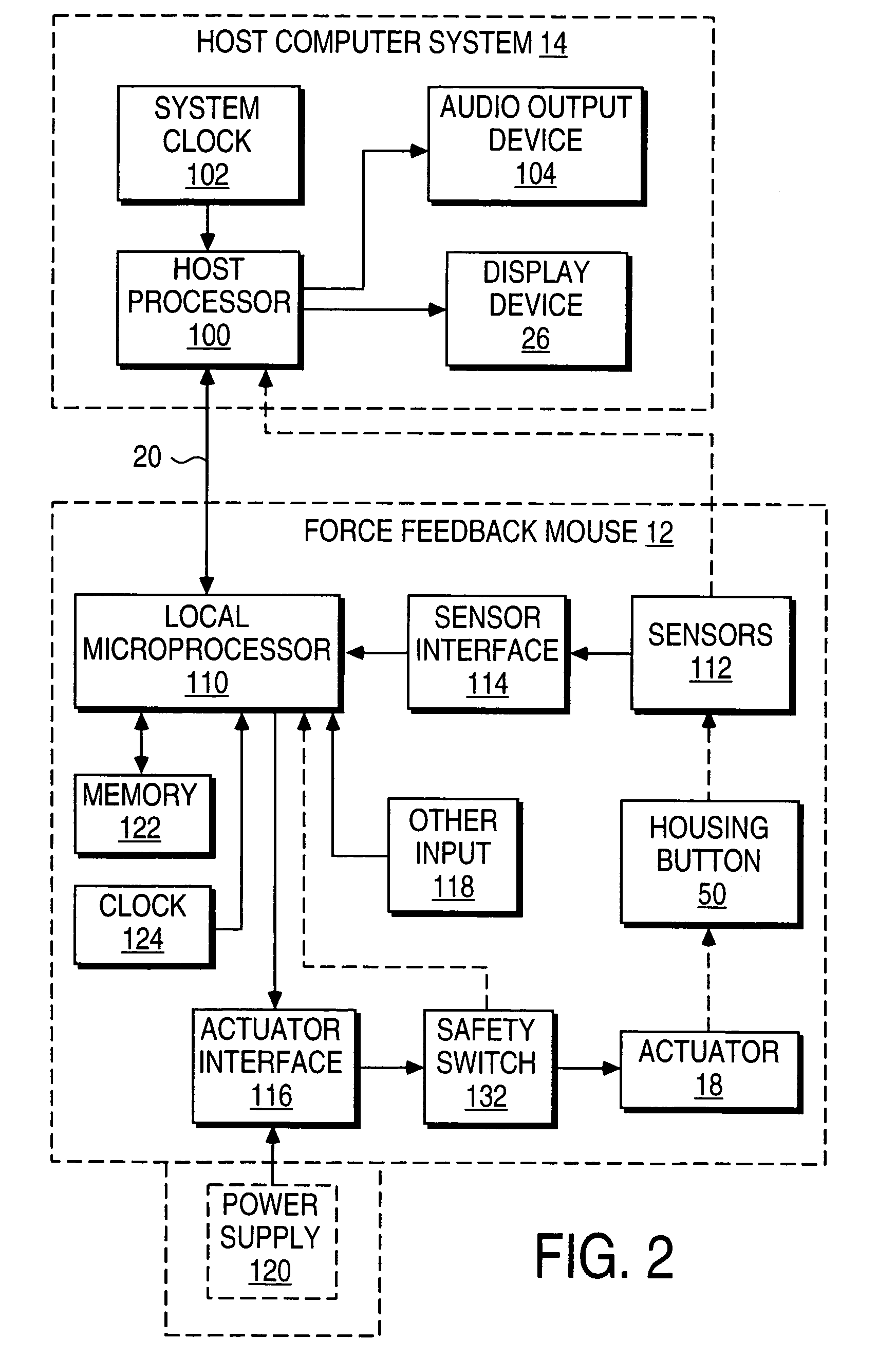 Low-cost haptic mouse implementations