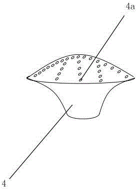 Fountain type chilled water storage system for large place