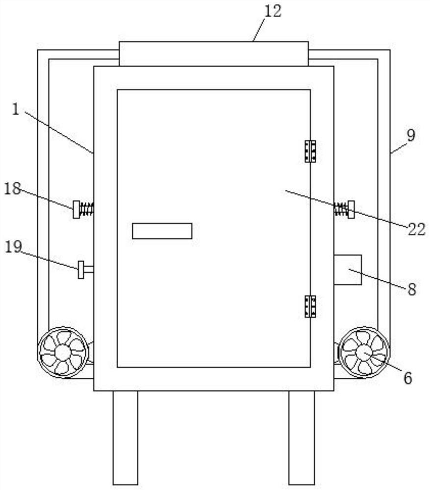 Chemical textile air-drying device