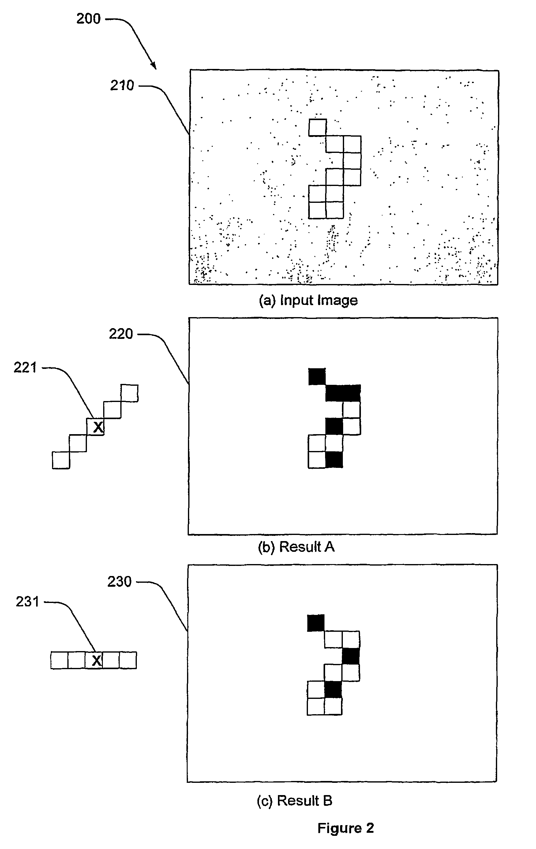 Linear feature detection method and apparatus