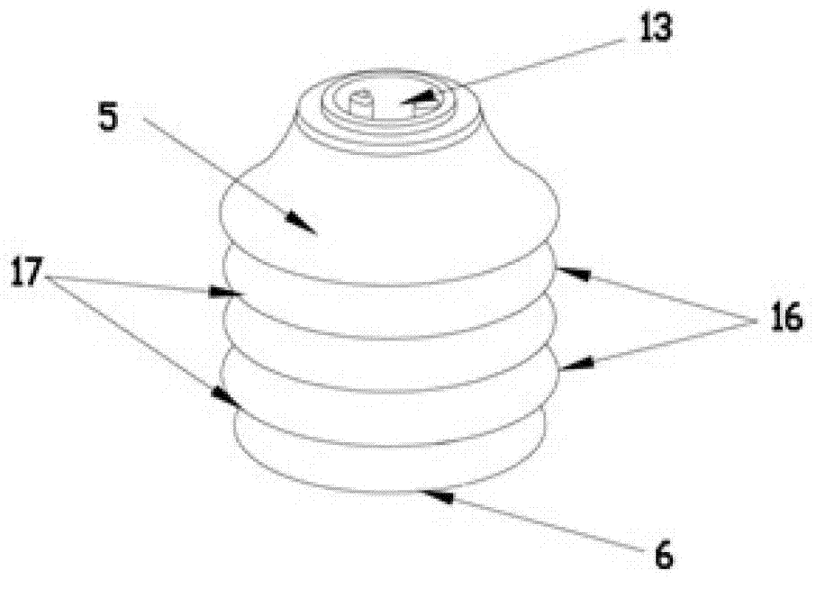 Combined rotary garlic-peeling device