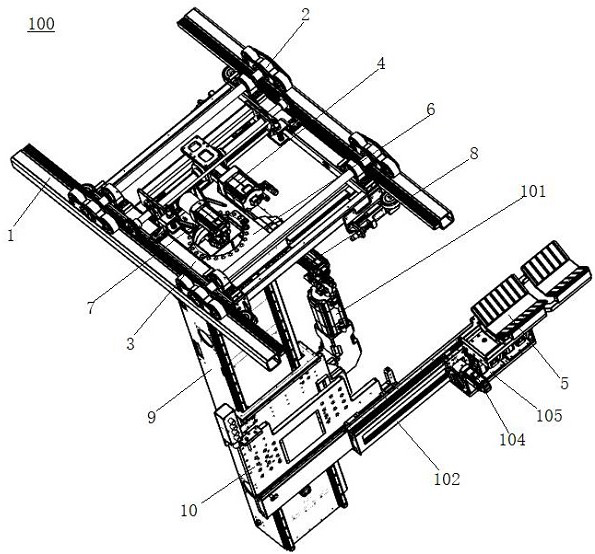 High-speed precise multi-axis material taking robot