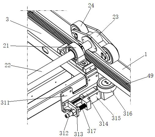 High-speed precise multi-axis material taking robot