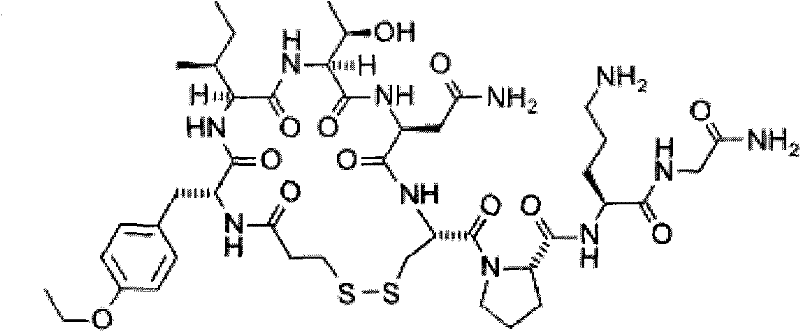 A kind of solid phase synthesis atosiban method