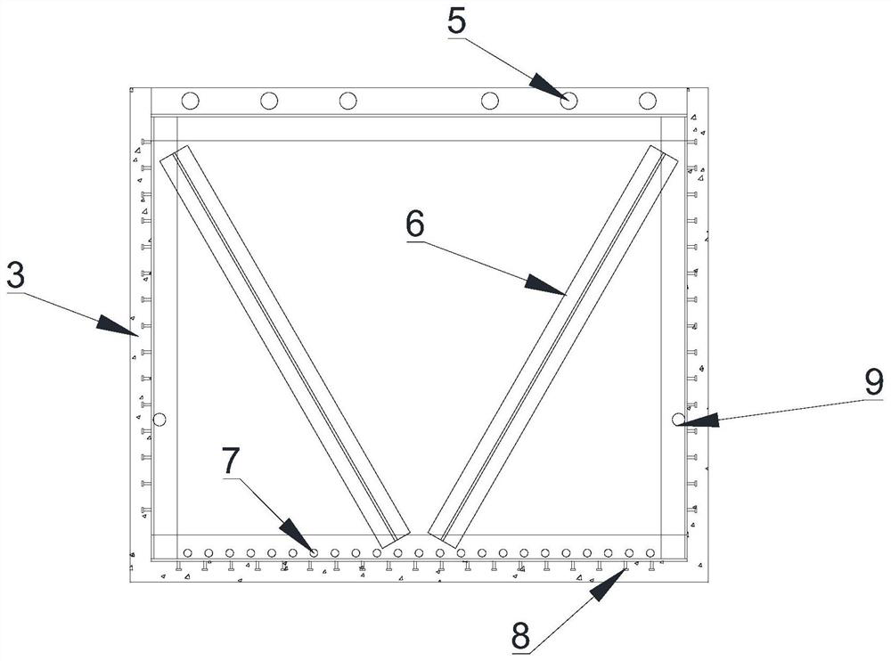 Prestressed UHPC shell-concrete inner core combined cover beam structure and construction method thereof