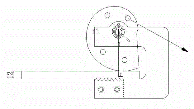 Self-locking type safety clamp capable of being rapidly mounted and detached