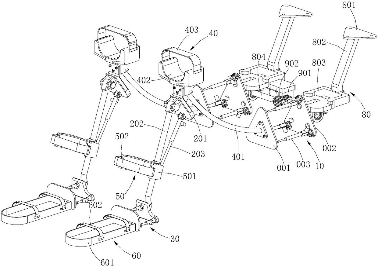 A multi-posture lower limb health training chair