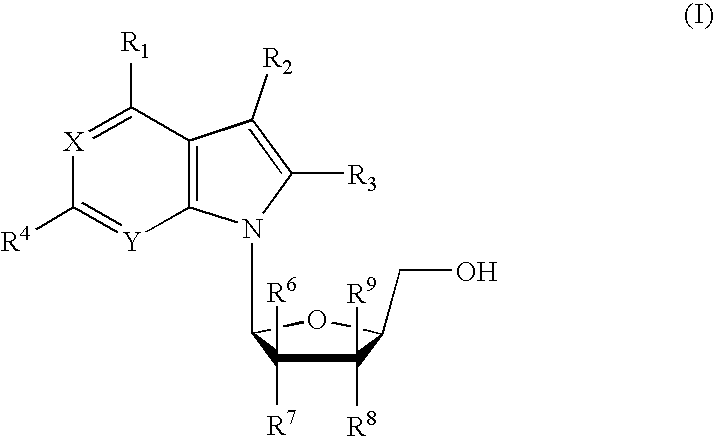 Anti-viral 7-deaza L-nucleosides