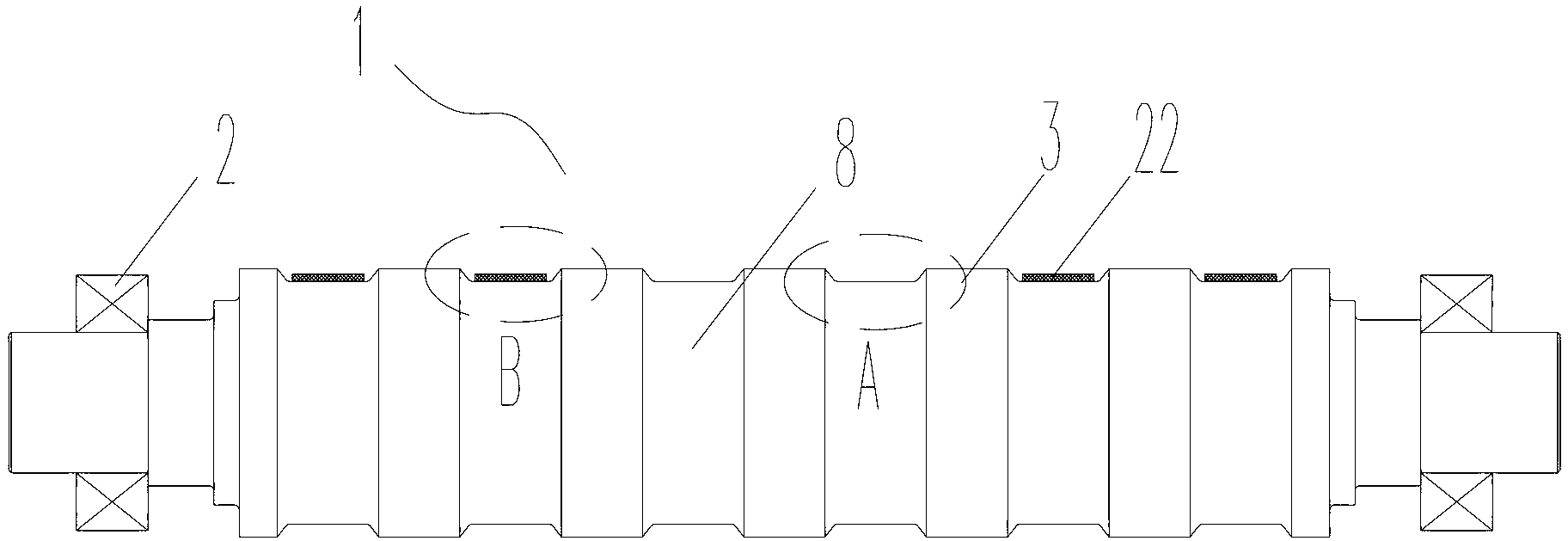 Plate-type composite steel belt leading sheave