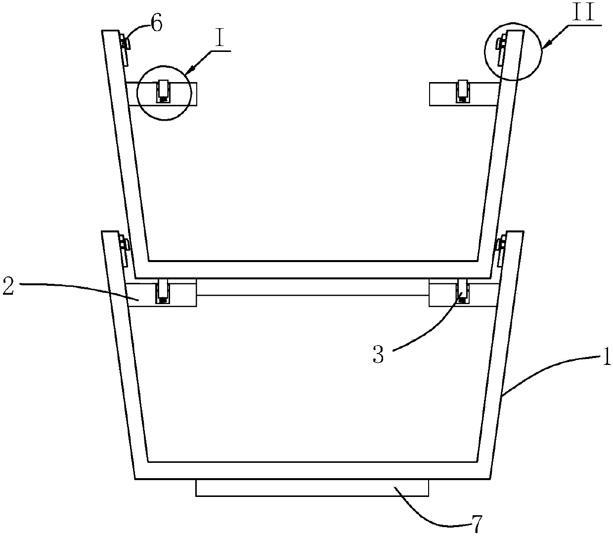 Conveniently-used hardware conveying basin