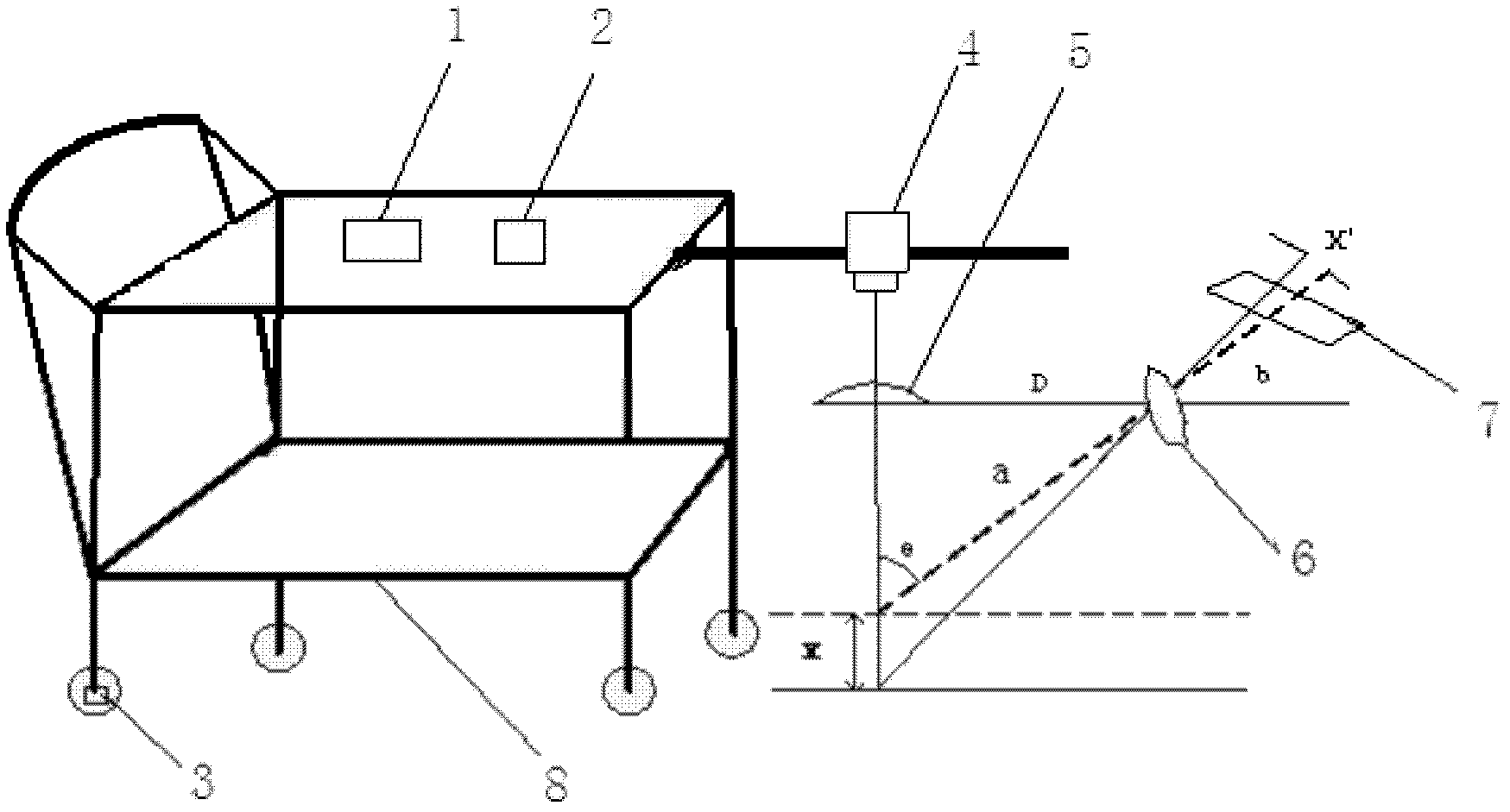 Measuring method for construction depth of asphalt road surface