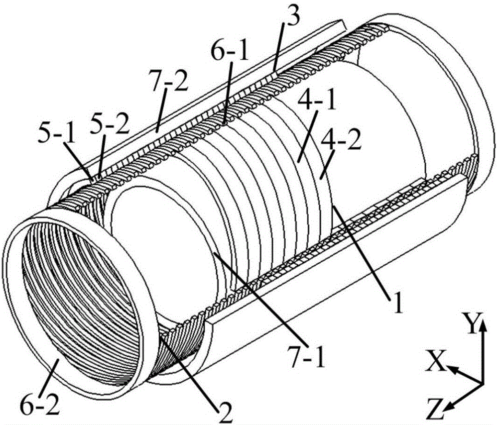 Magnetic-field modulated-type magnetic screw