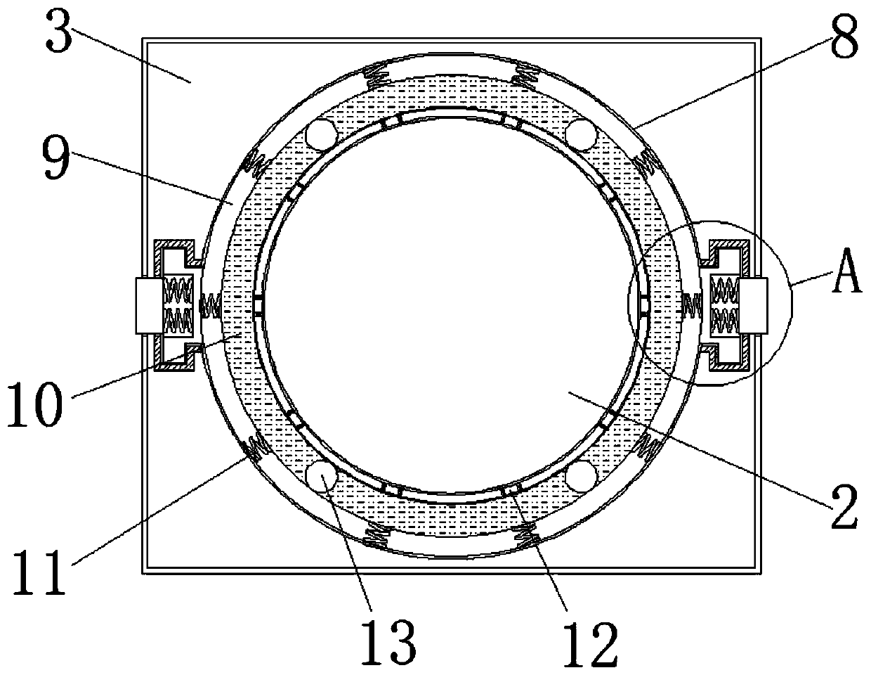 Omnibearing component display device for Internet of Things