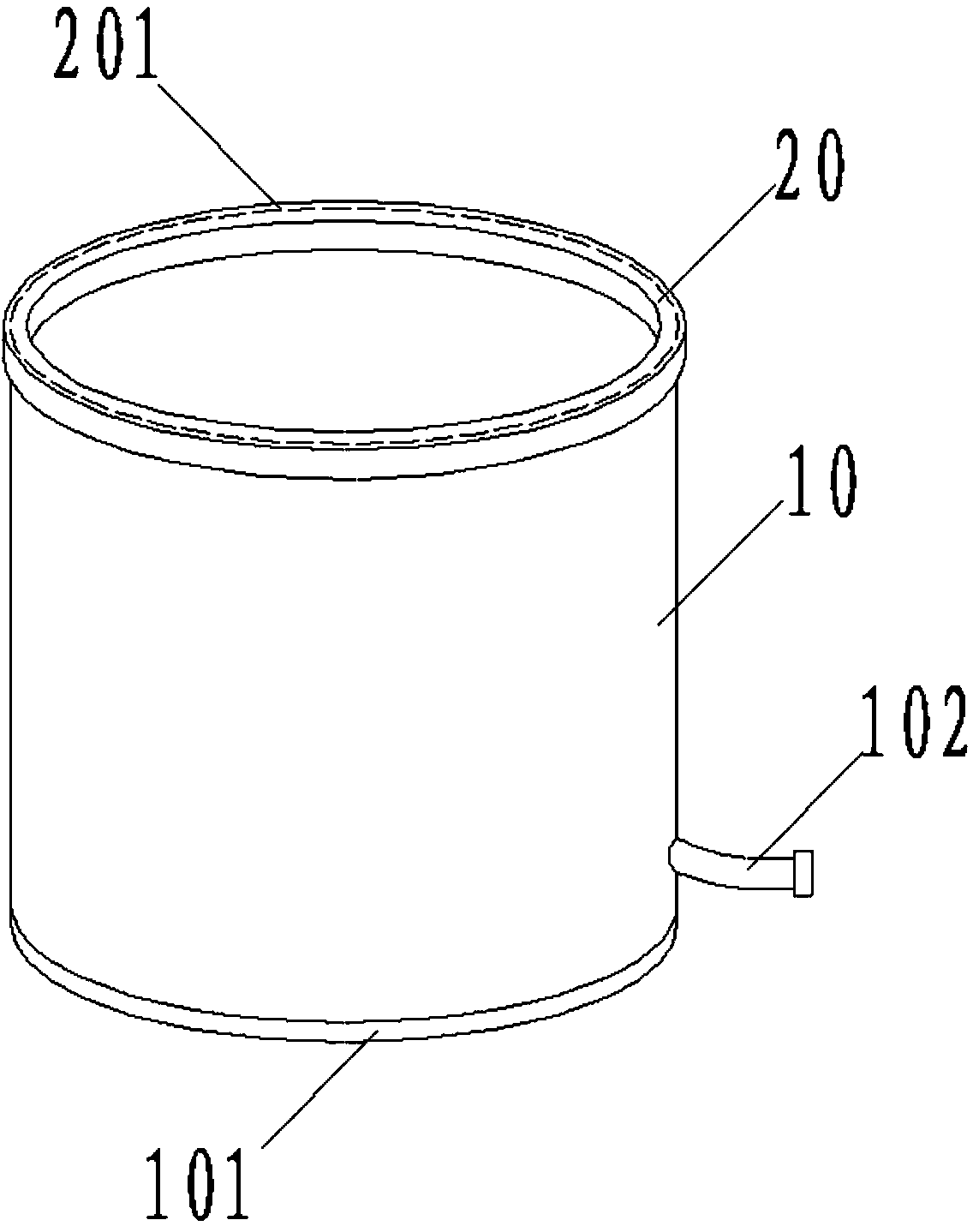 Inflatable folding pen container