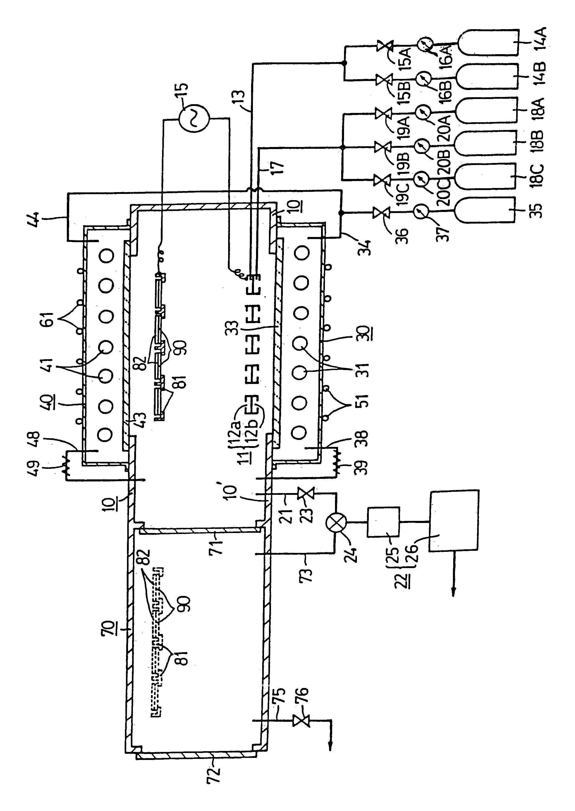 Layer member forming method