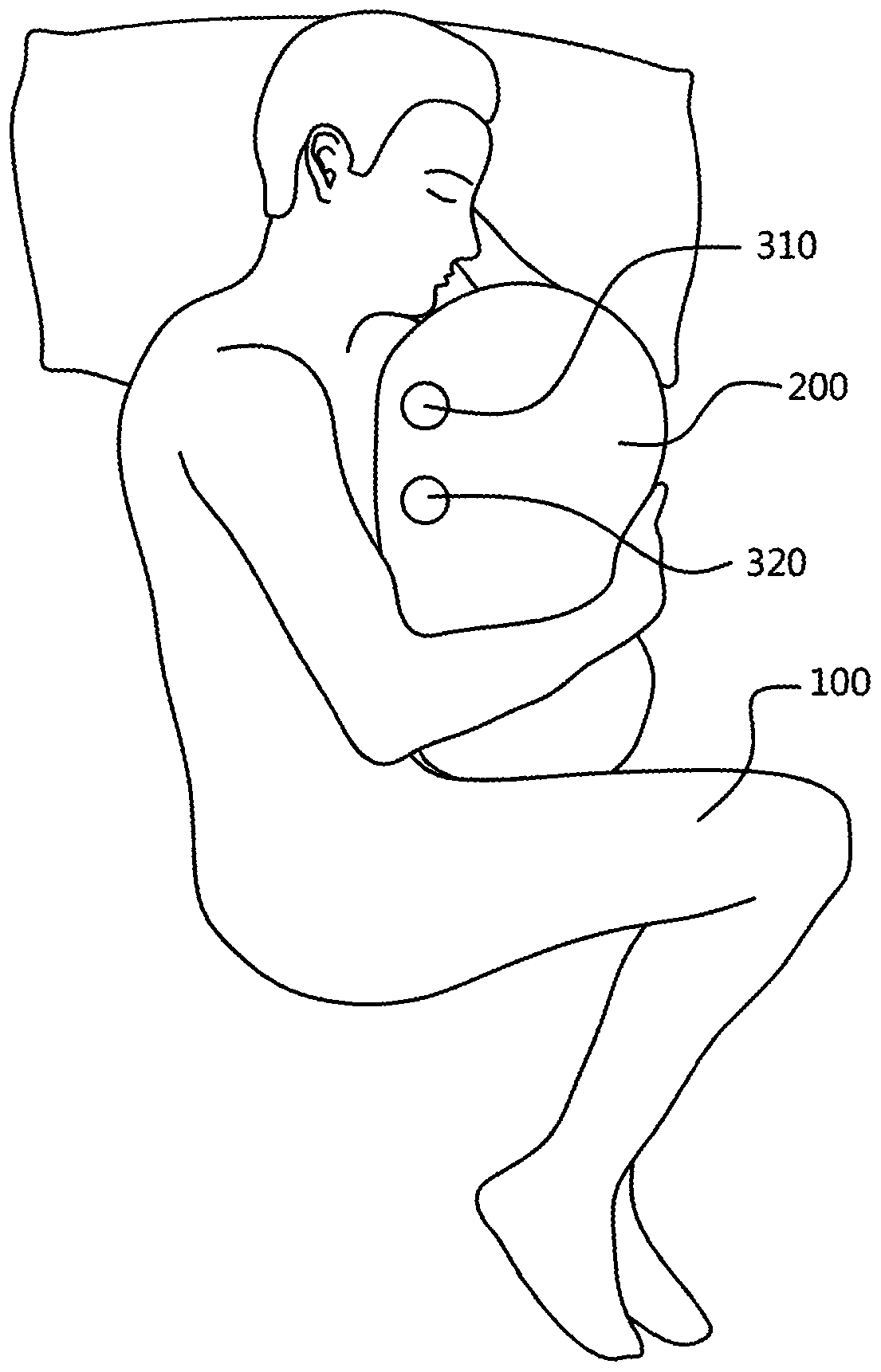 Sleep induction device and method for inducting change in sleep state