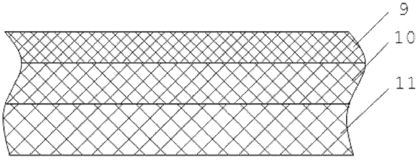 In-situ reaction forming device for differential and integral calculus laminated polymer composite material and in-situ reaction forming method