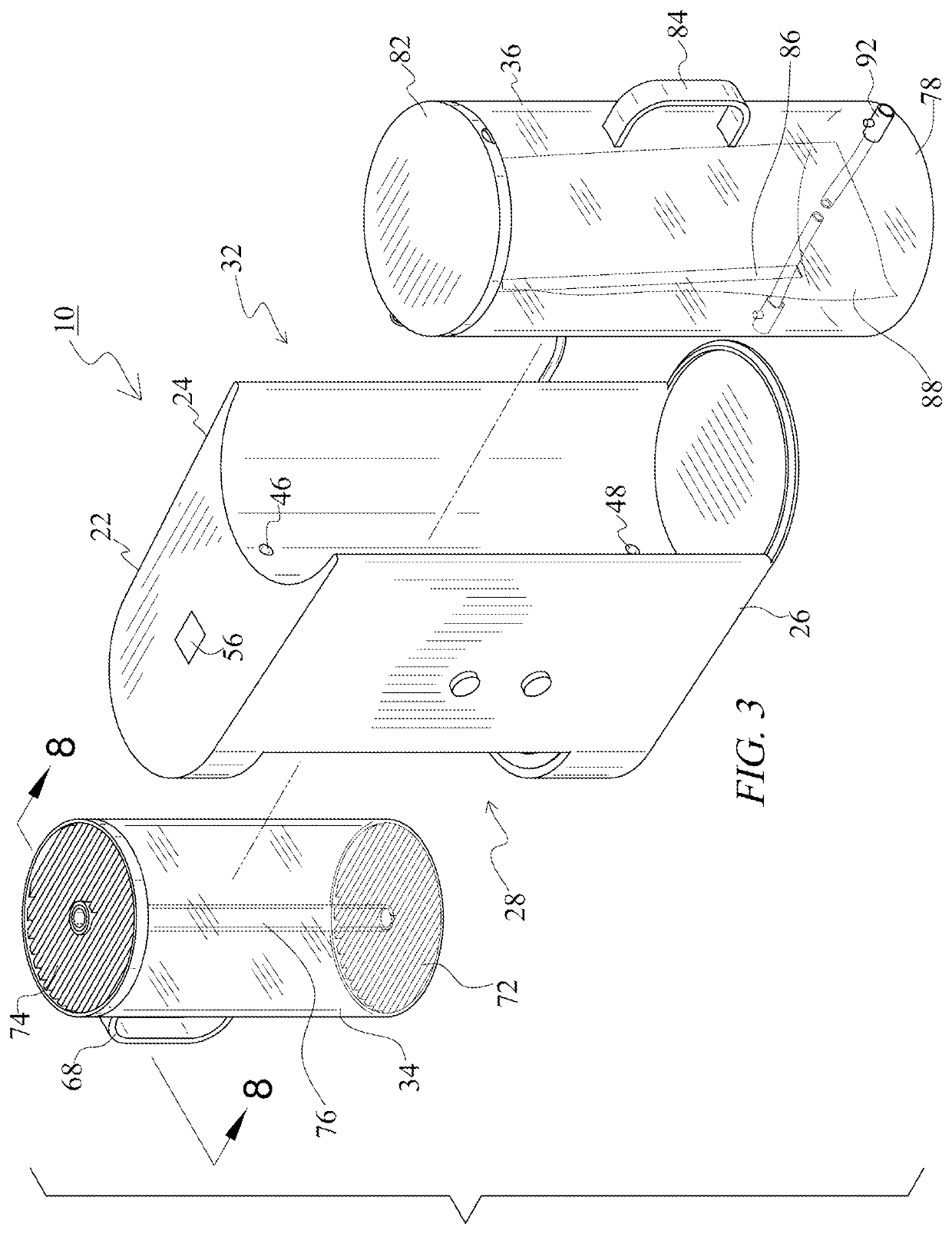 Apparatus and method for washing and sanitizing articles for an infant