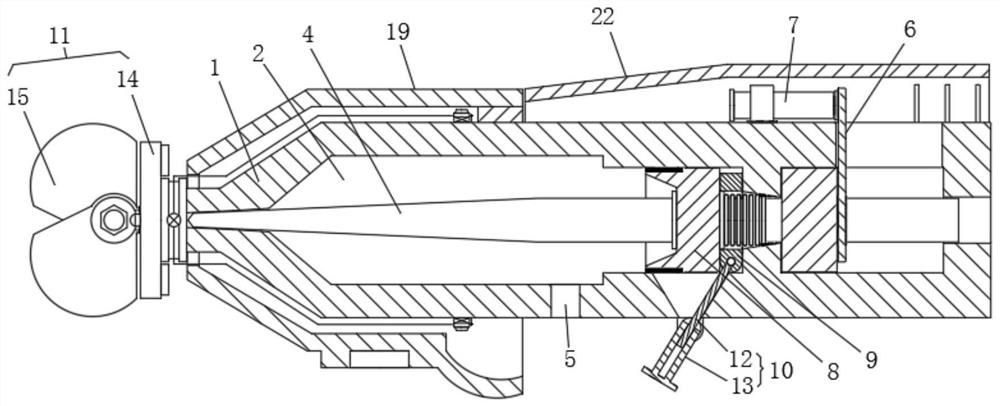 Cabin paint spraying and repairing device