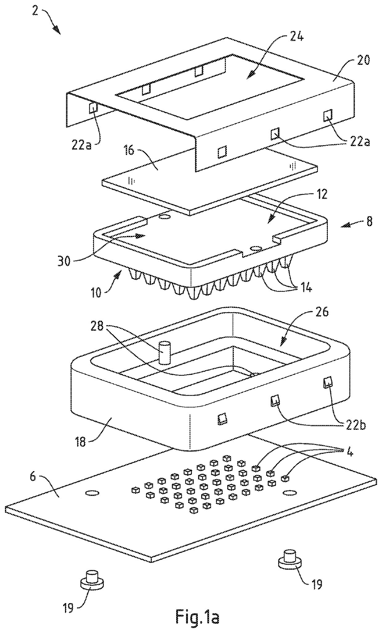 Lighting device with transparent stabilizer element