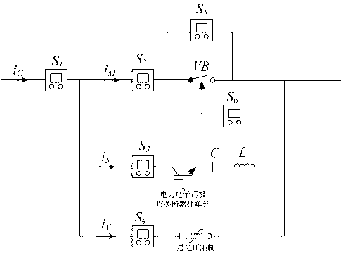 Hybrid direct-current circuit breaker