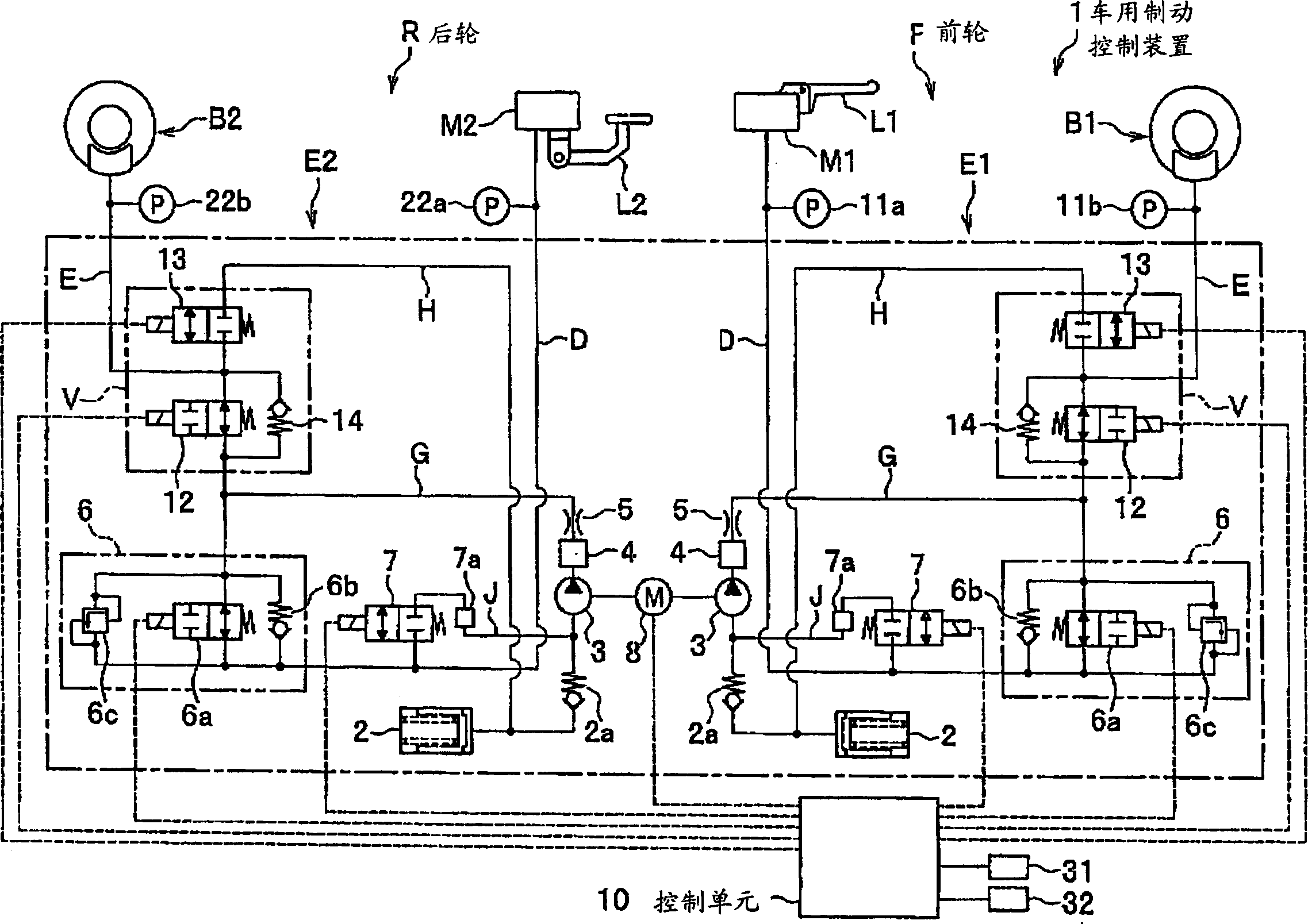 Vehicular brake control apparatus and control method therefor