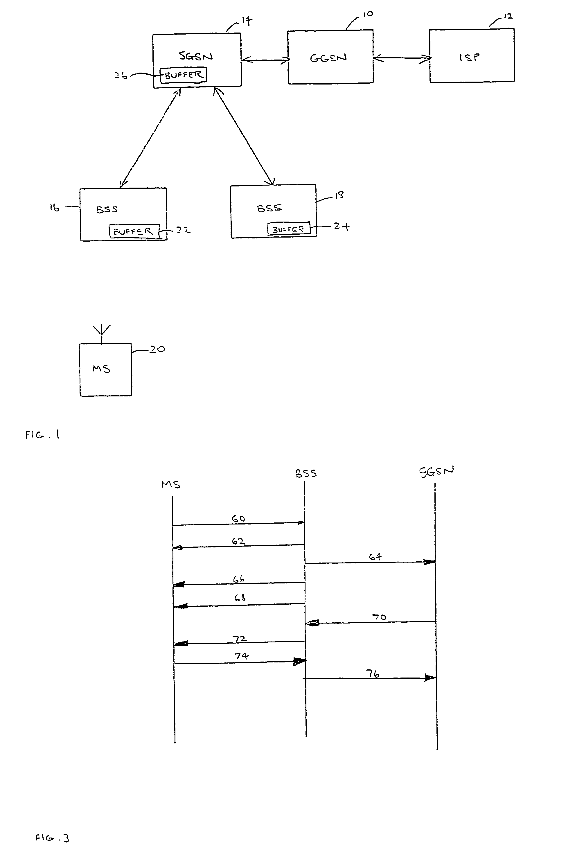 Method of data preservation and minimizing reduction in data throughput in the event of a cell change