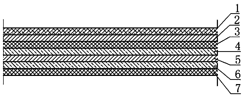 Envelope fabric of an insulation board and a preparation process for the same