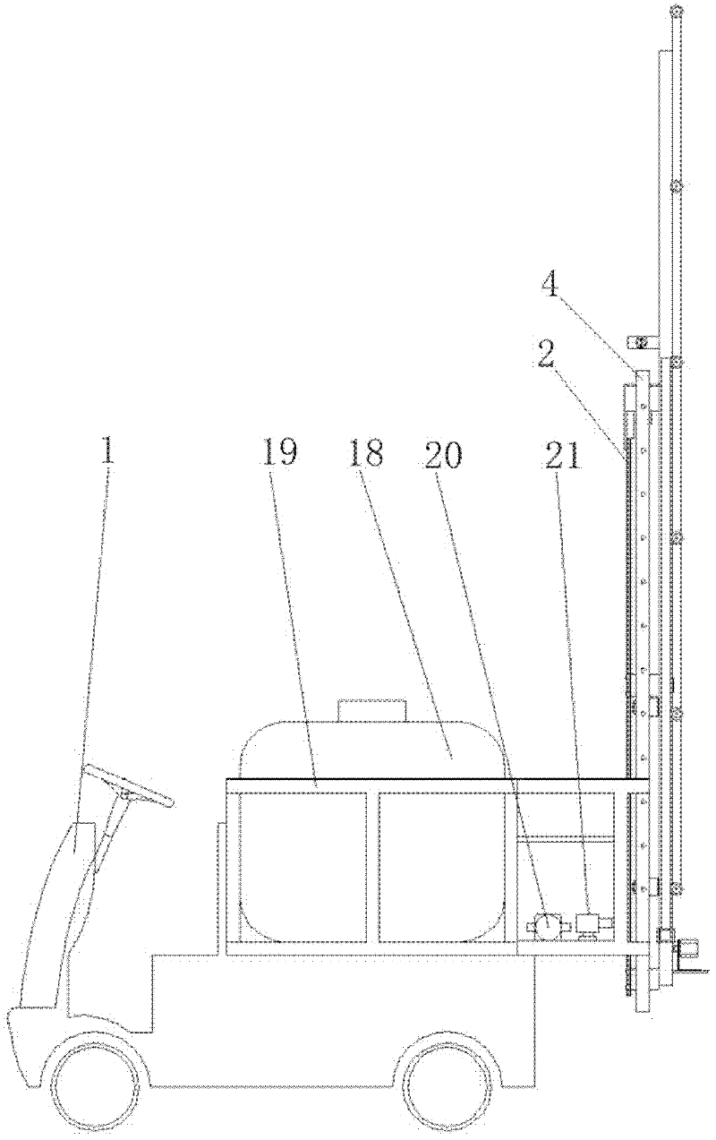 Automatic spraying machine