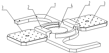 A pick-up composite exchange bracket