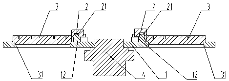 A pick-up composite exchange bracket