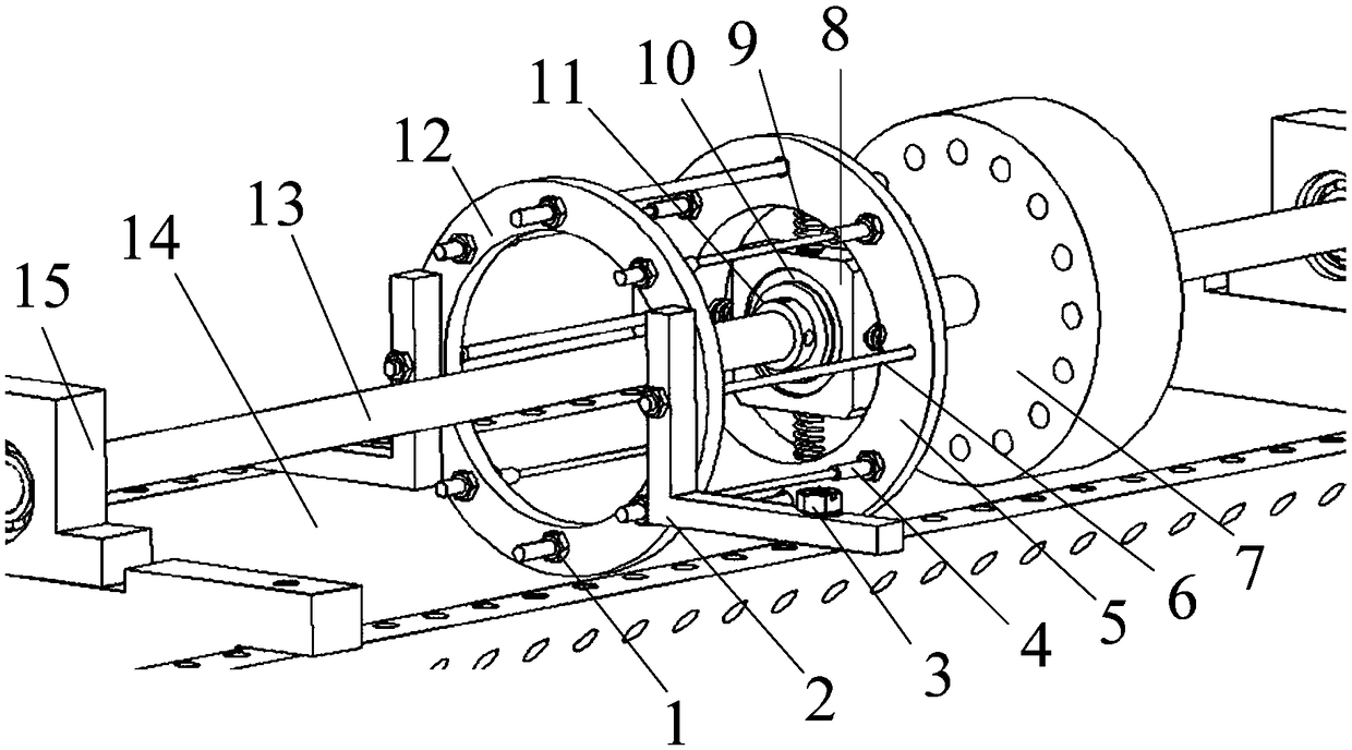 Grounding type nonlinear energy trap for restraining rotator system vibration