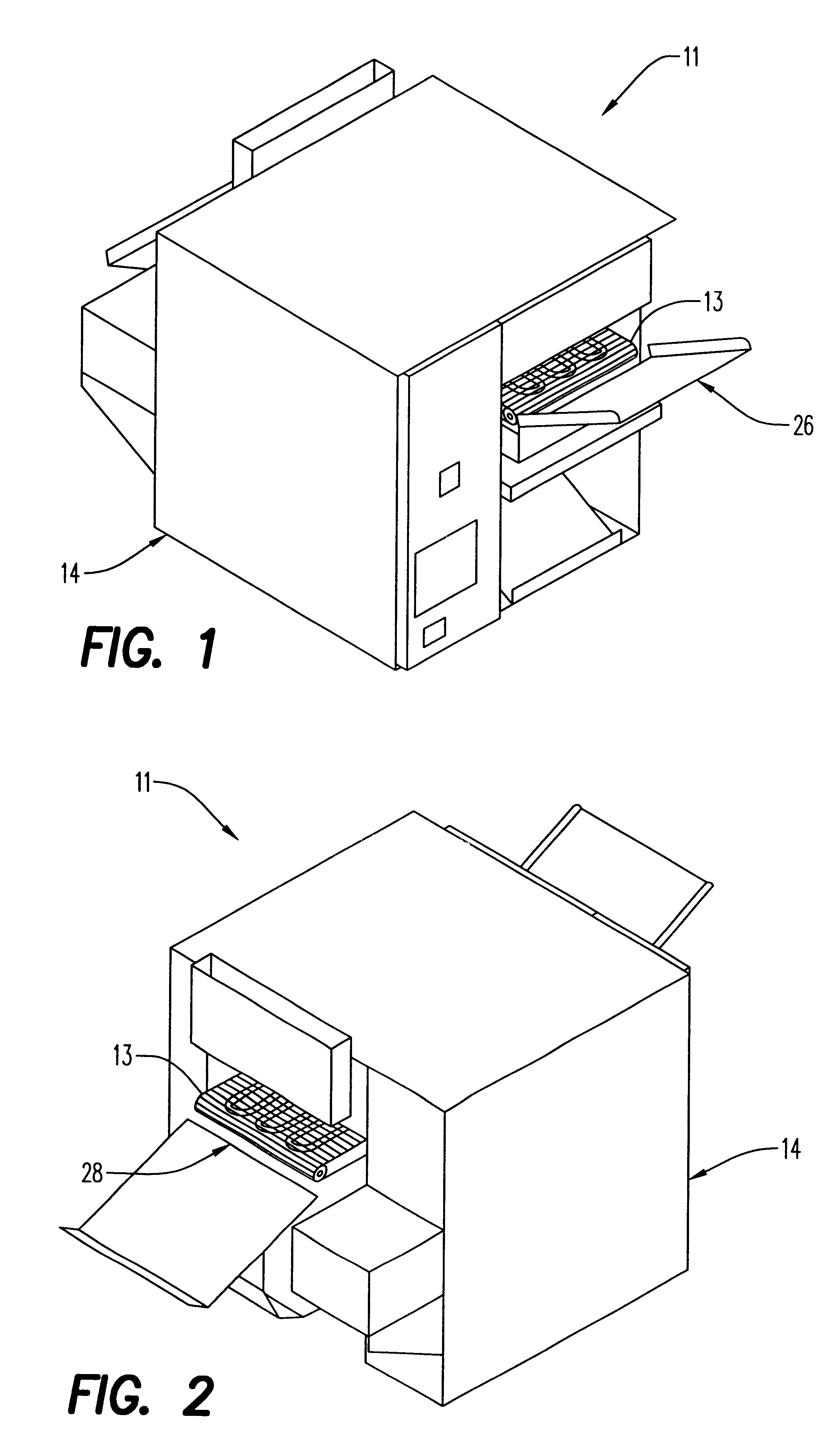 High speed variable size toaster