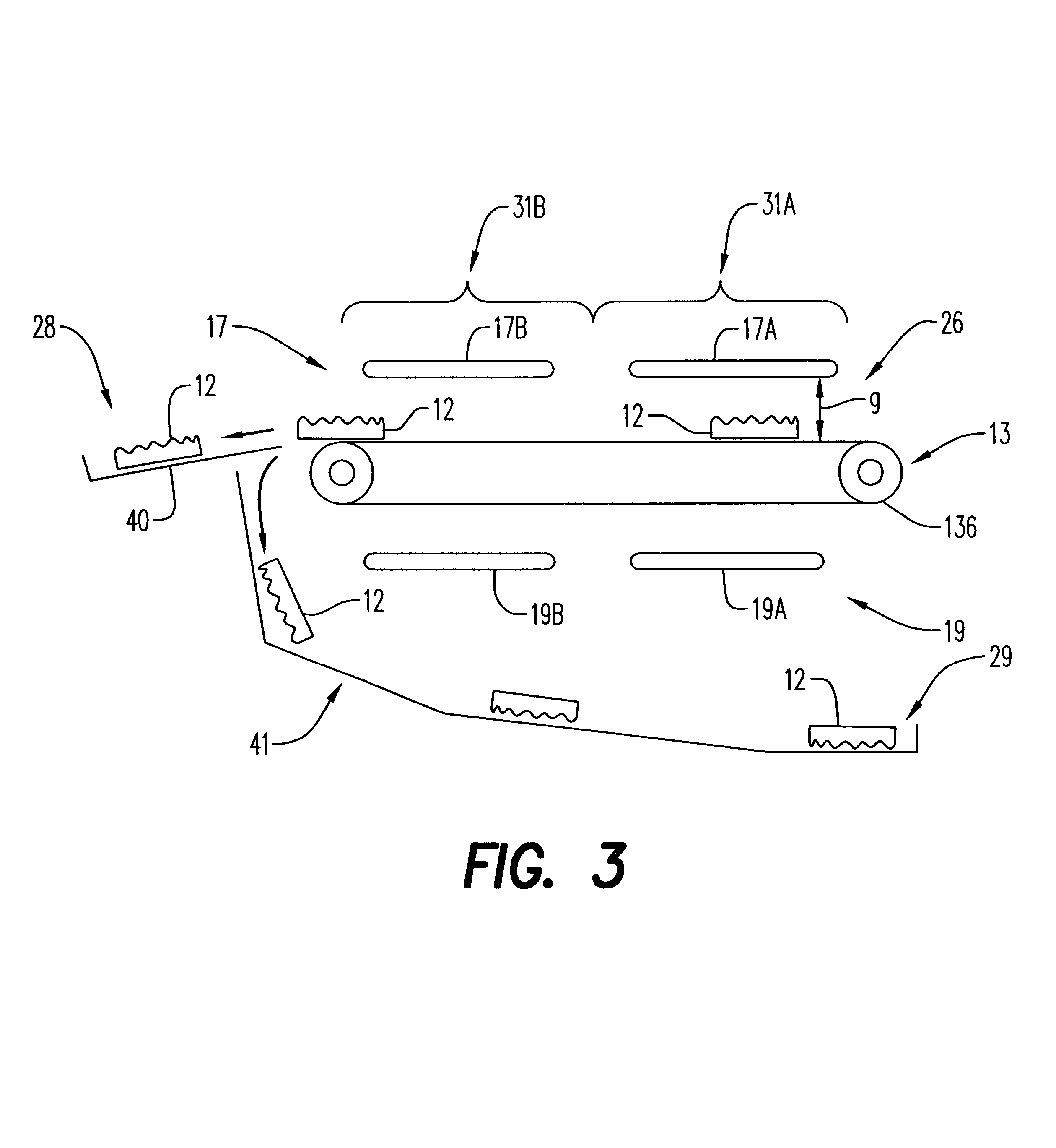 High speed variable size toaster